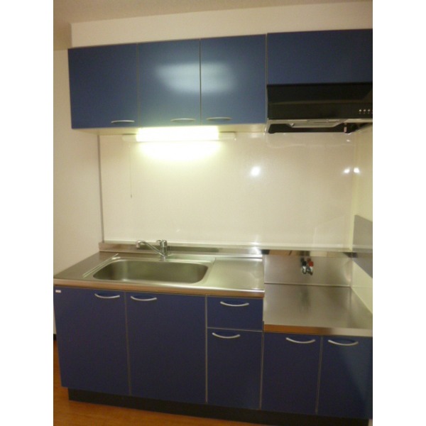 Kitchen. Stylish blue! 