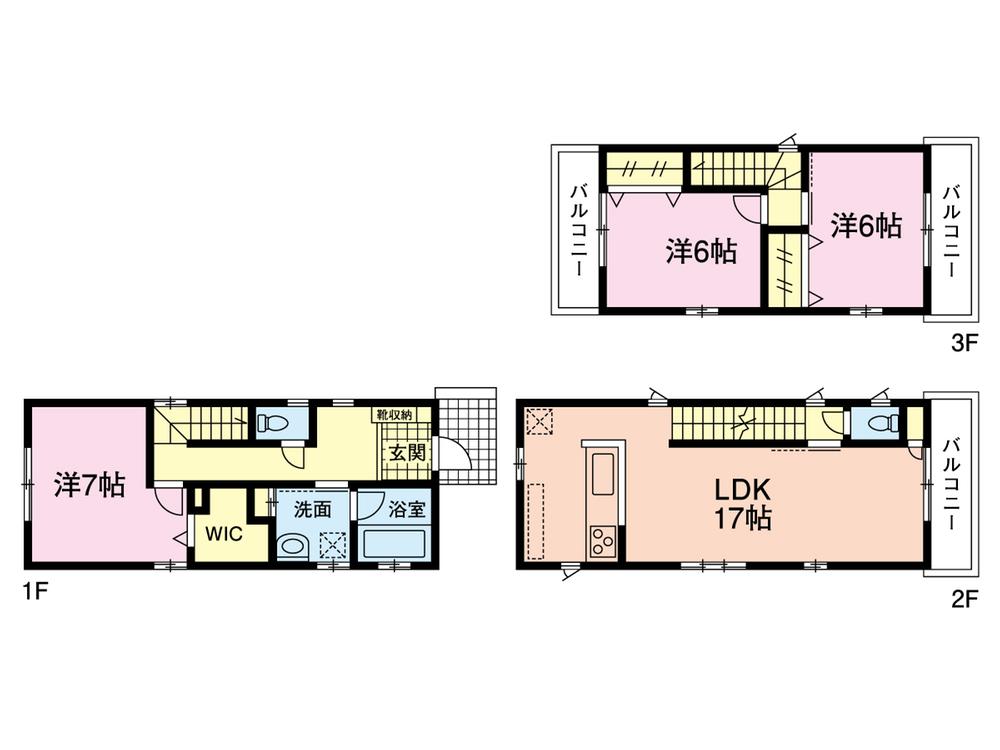 Floor plan. 31,800,000 yen, 3LDK, Land area 64.54 sq m , It is designed considering the building area 92.54 sq m usability