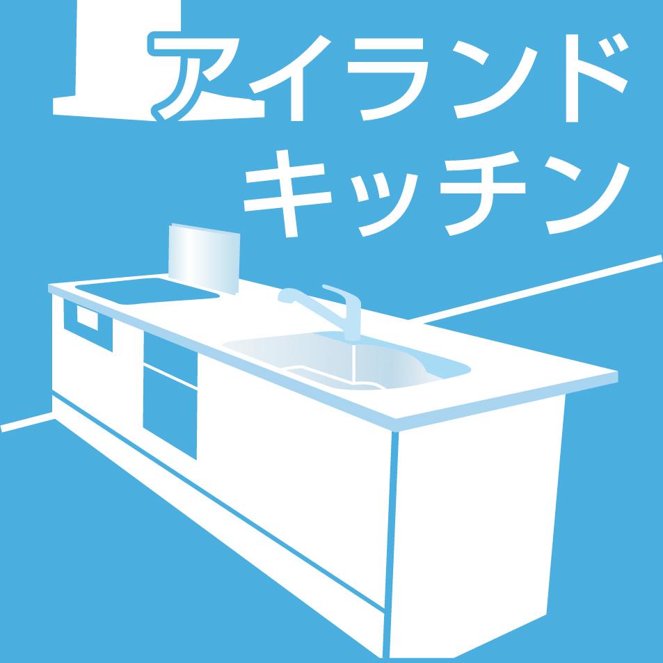 Other Equipment.  ■ Island kitchen (dish washing dryer ・ With cupboard)