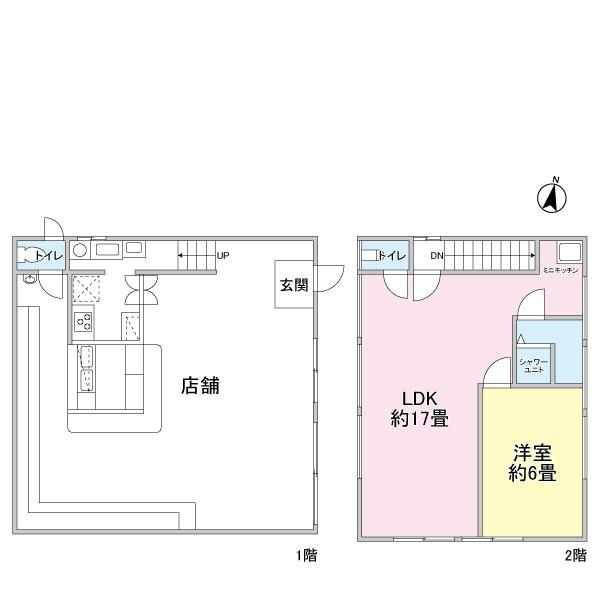 Floor plan. 16.8 million yen, 1LDK, Land area 99.04 sq m , Building area 90.02 sq m