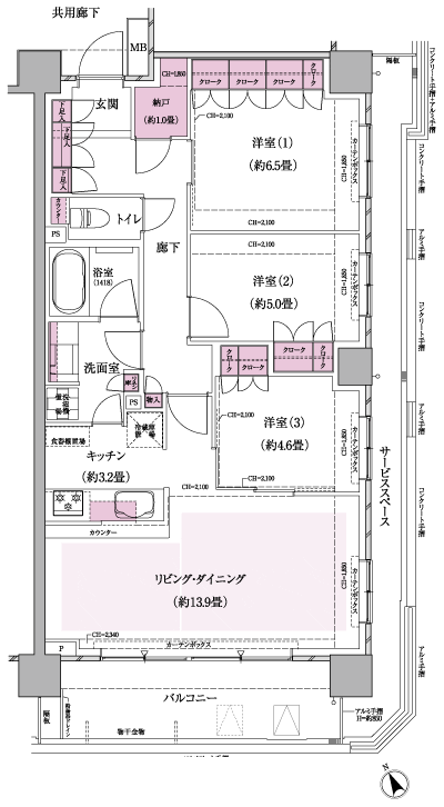 Floor: 3LD ・ K + N, the occupied area: 80.05 sq m, Price: 50,600,000 yen, now on sale