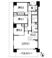 Floor: 3LD ・ K, the occupied area: 76.32 sq m, Price: 45,900,000 yen, now on sale