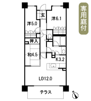 Floor: 3LD ・ K, the area occupied: 71.1 sq m, Price: 36,900,000 yen ・ 37,800,000 yen, now on sale