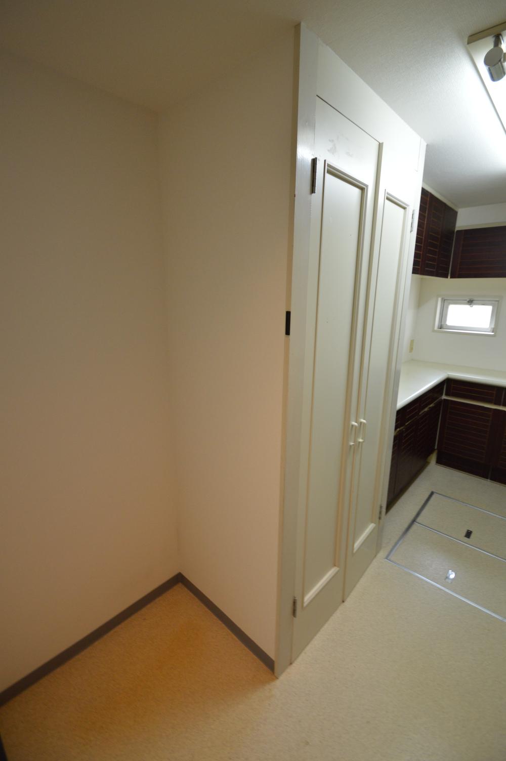 Other. It is indoor washing machine storage in the kitchen part. We offer relocation to the front of the vanity.