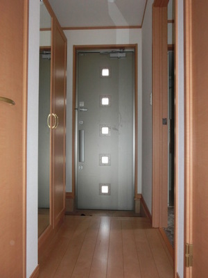 Entrance. Entrance is equipped with cupboard