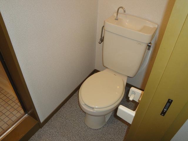 Toilet. A clean toilet