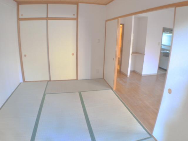 Living and room. Tatami is also beautiful. Entrancing.