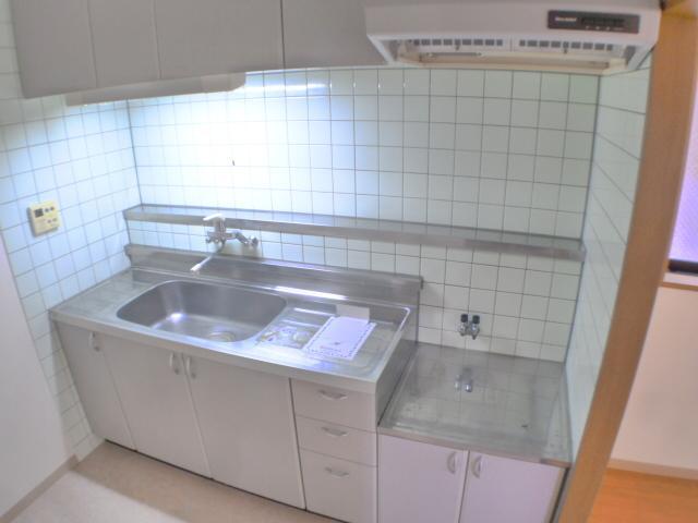 Kitchen. Two-burner stove is the definitive type of kitchen.