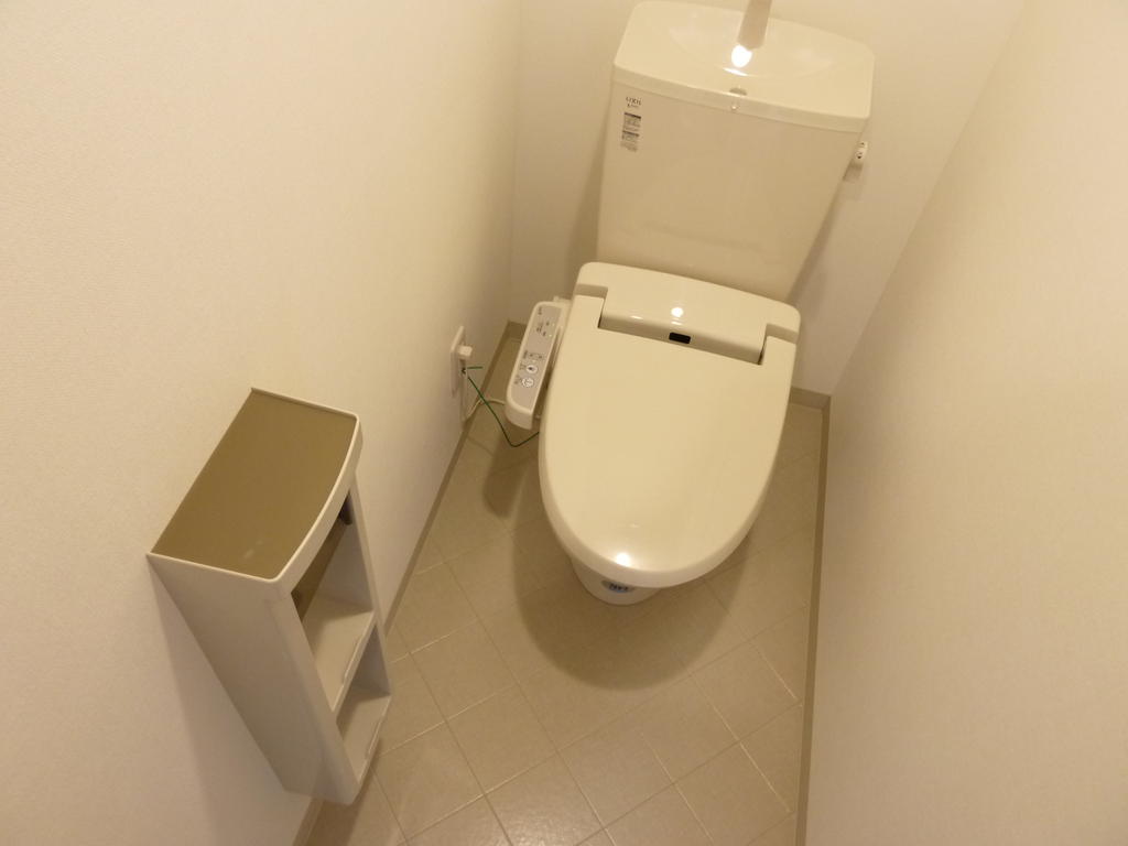 Toilet. Comfortable with warm water washing toilet seat to the toilet