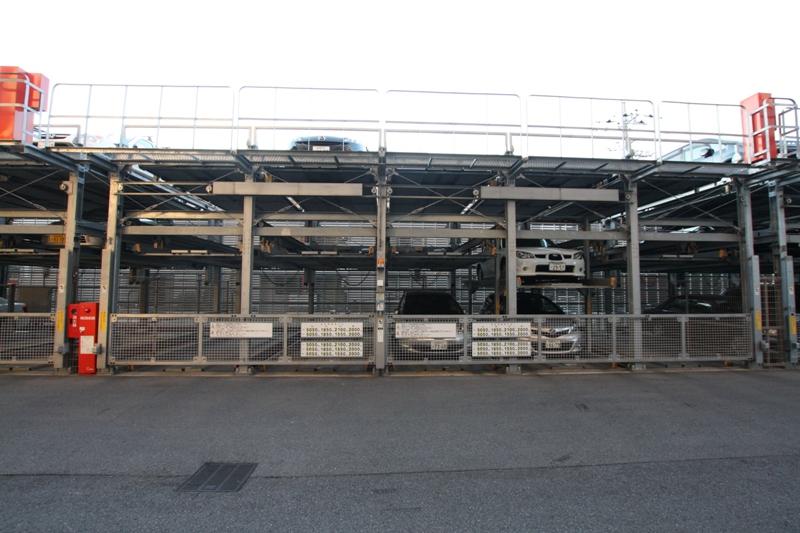 Parking lot. Common areas