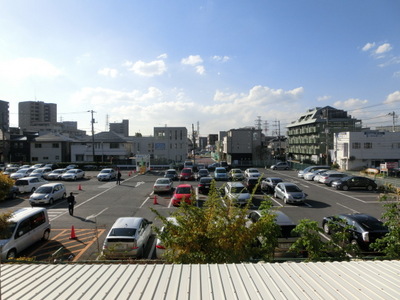 View. It is the scenery as seen from the balcony