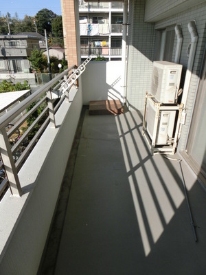 Balcony. Spacious balcony