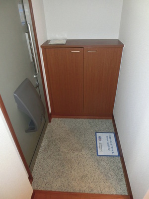 Entrance. Entrance with cupboard