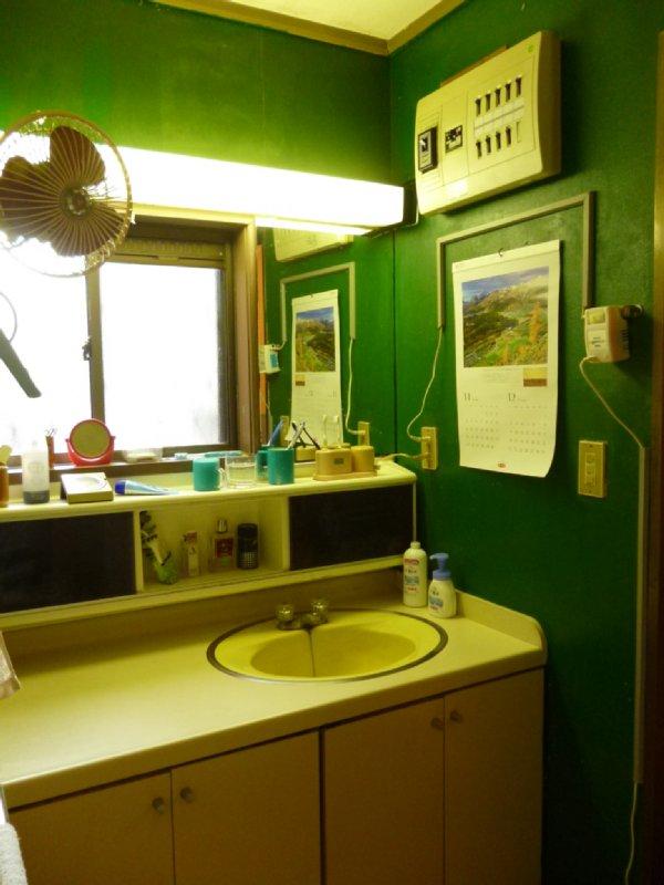 Wash basin, toilet