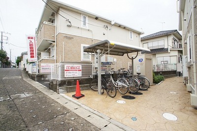 Other common areas. There is a covered bicycle parking on site