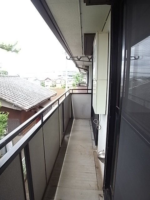 Balcony. I'm veranda it is also large because the living room is wide. . 