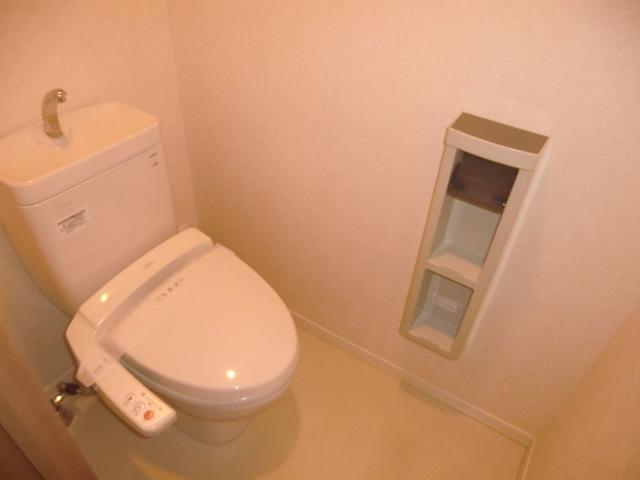 Toilet. It is also helpful with the toilet Washlet