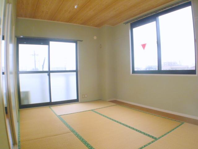 Living and room. The best two-sided lighting of the Japanese-style room in basking in the sun