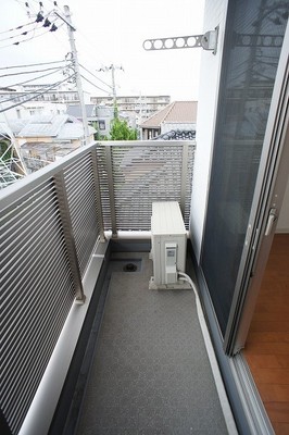 Balcony. Washing can also be comfortably in a wide balcony.