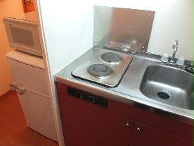 Kitchen. Two-burner electric stove