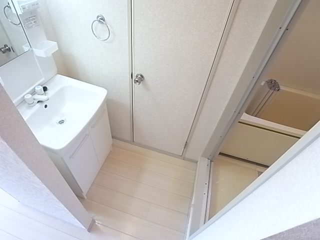 Washroom. Also it comes with a separate wash basin. 