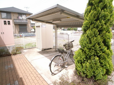 Other common areas. Also it comes with a roof in the bike racks! 