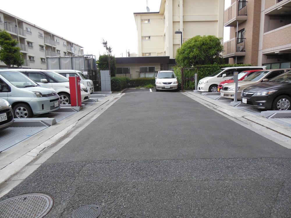 Parking lot. Common areas