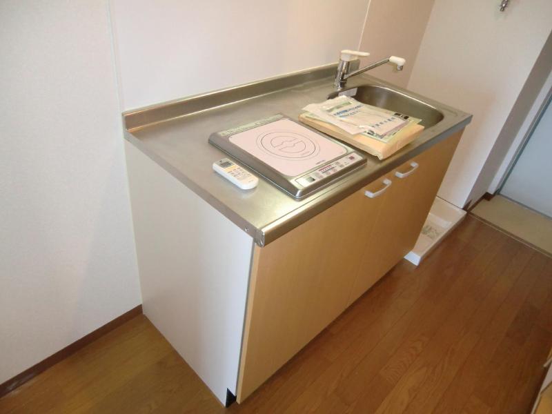 Kitchen. Beautiful sink in an easy-to-use IH