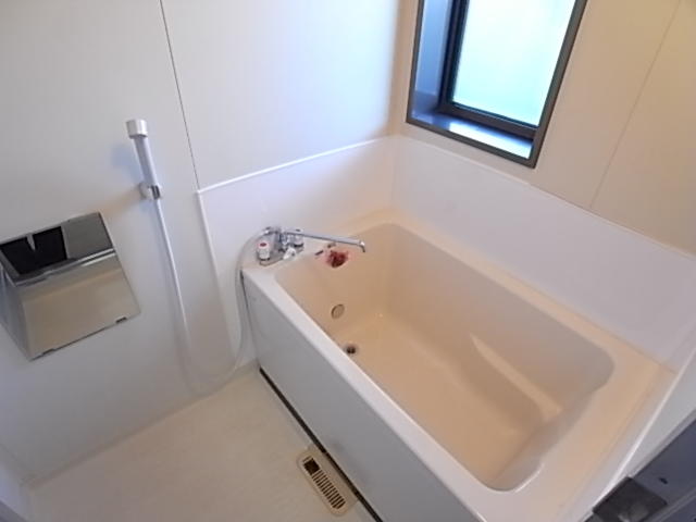 Bath. Tub was exchanged for hot water supply type.