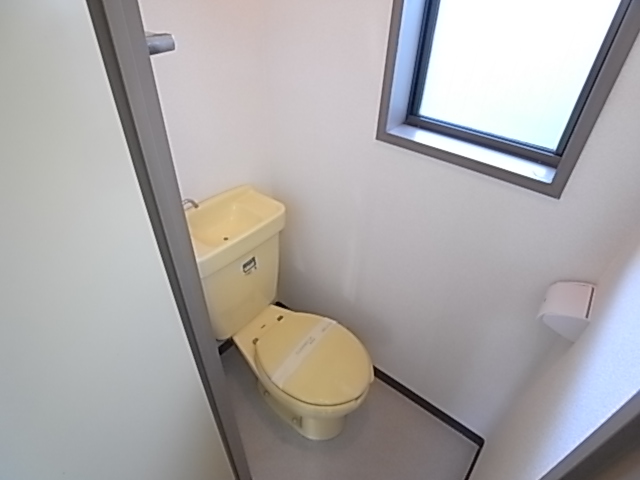 Toilet. Breathable good with a ventilation window.