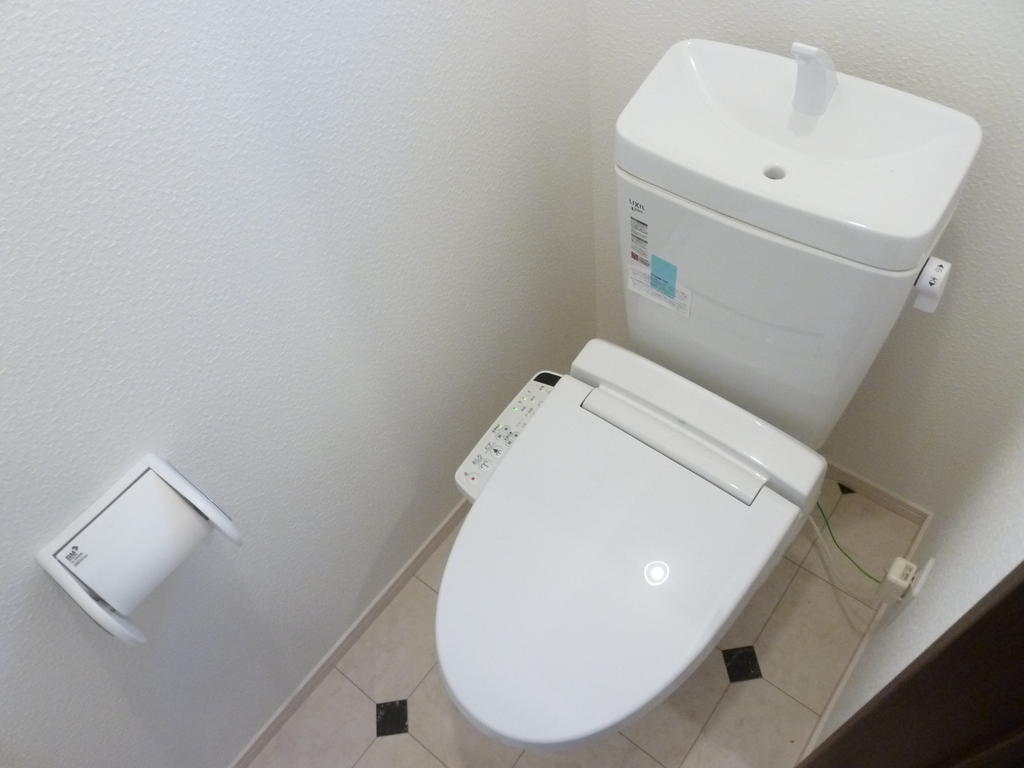 Toilet. With warm water washing toilet seat