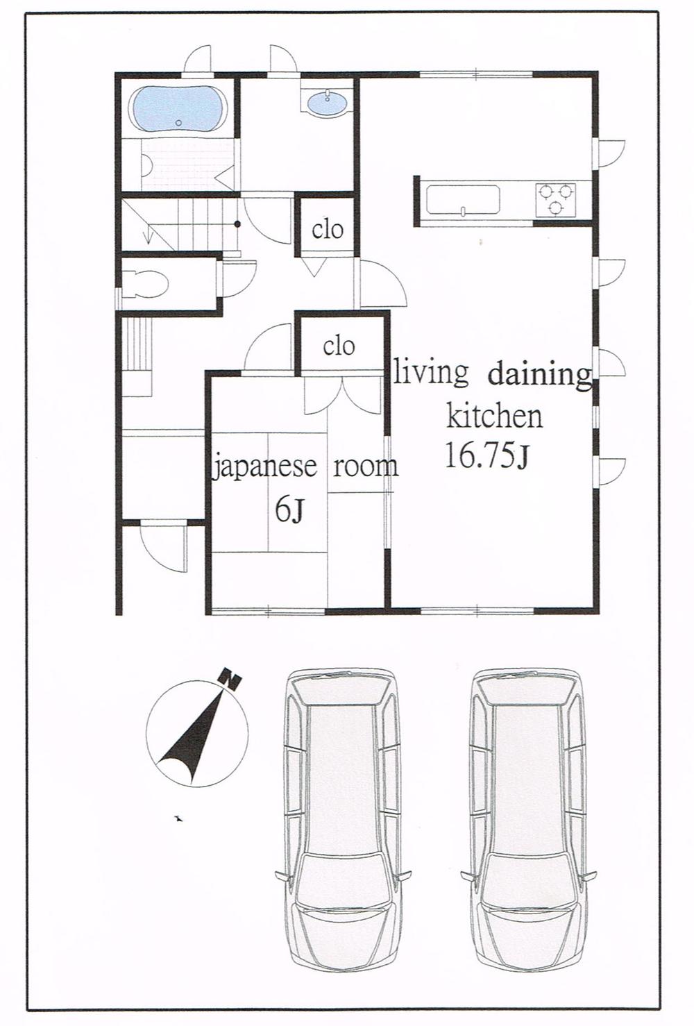 Floor plan. 37,800,000 yen, 4LDK, Land area 139.37 sq m , Building area 105.77 sq m