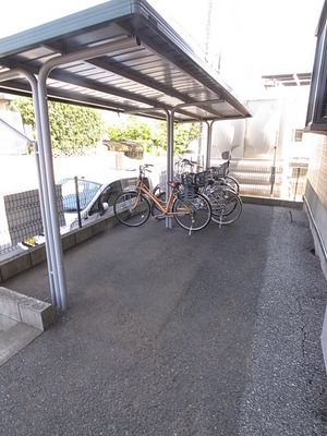 Other common areas. Bike storage is covered!