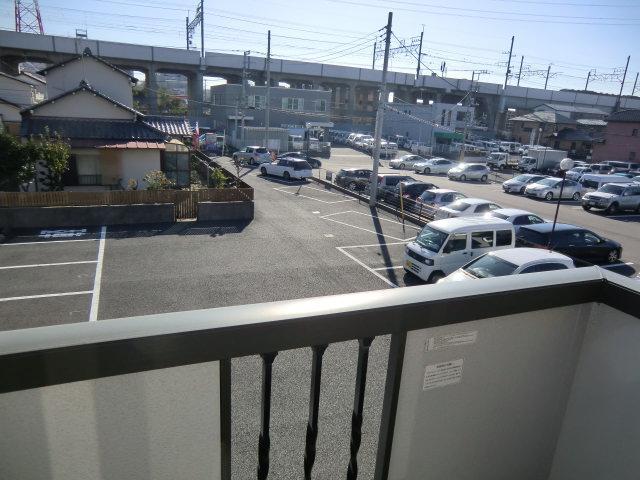 Balcony. Because the south-west-facing room per day is good