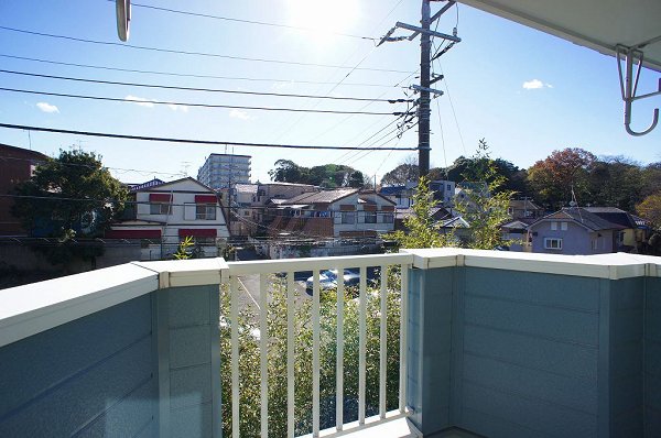 Balcony. I will lot Jose also laundry