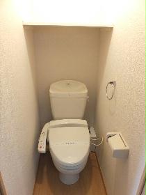 Toilet. There is also at home and happy warm water cleaning toilet seat type