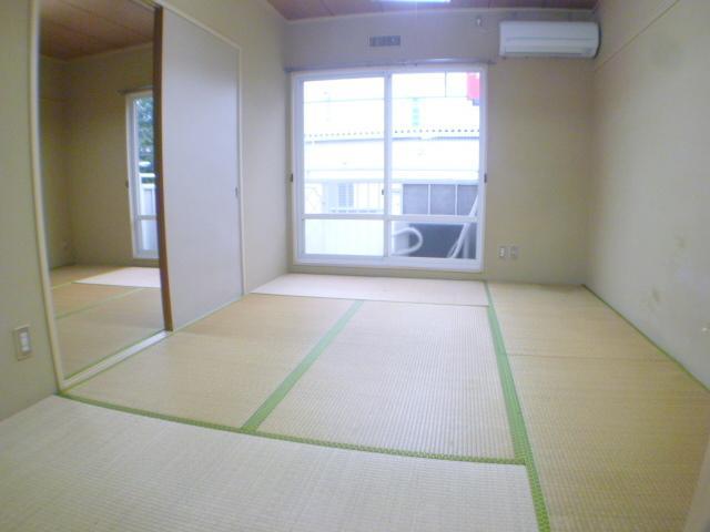 Living and room. Day is a good bright Japanese-style room. 