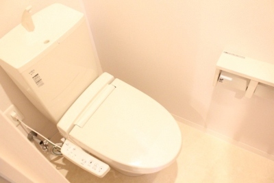 Toilet. It is a warm water washing toilet seat ☆ 