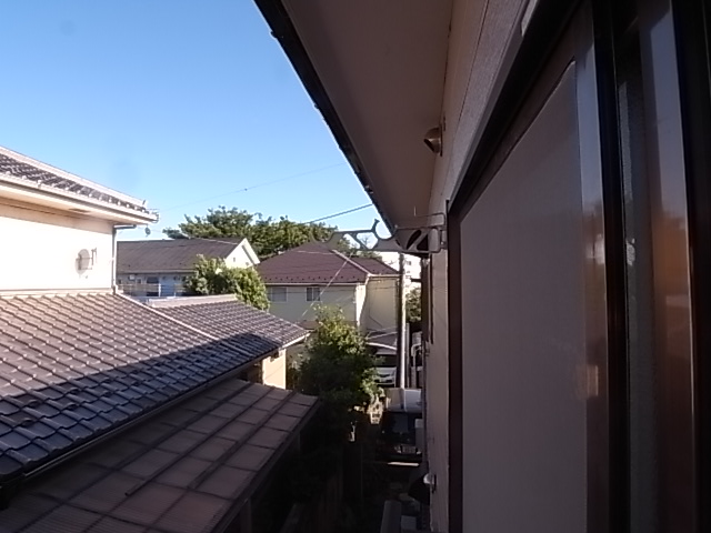 Balcony. Please dry here laundry.