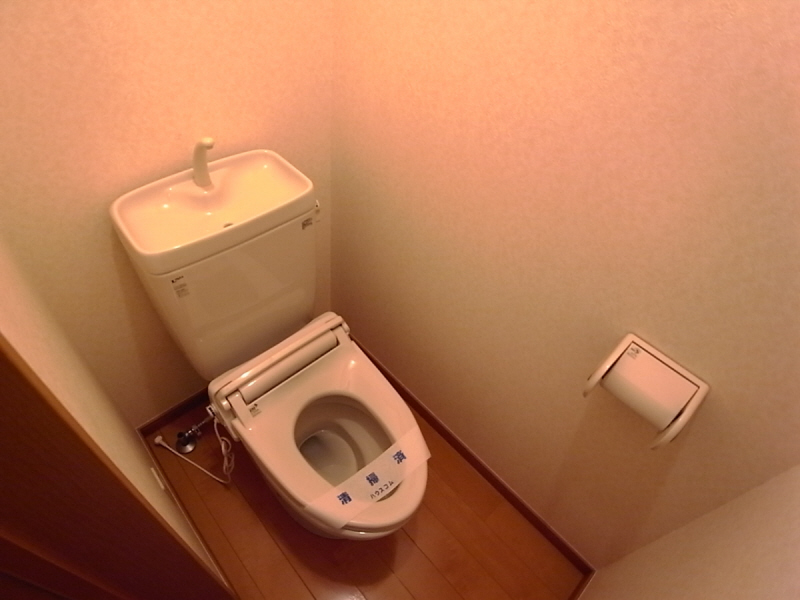 Toilet. Place to settle down with a heated toilet seat