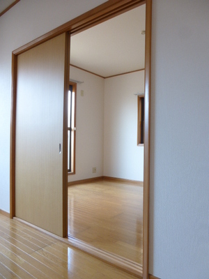 Other room space. Sliding partition door