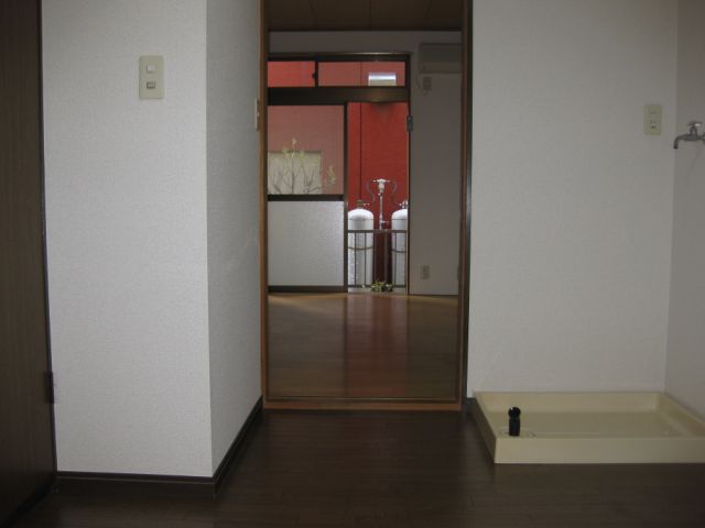 Entrance. Is a picture from the kitchen.