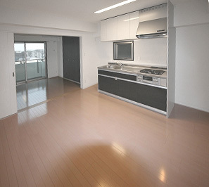 Living and room. Spacious room and spacious kitchen!