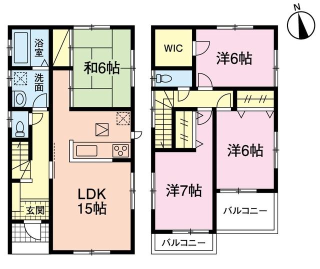 Floor plan. 43,800,000 yen, 4LDK, Land area 139.37 sq m , Building area 94.77 sq m floor plan