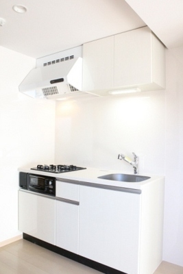 Kitchen. It is a two-burner stove with grill kitchen ☆