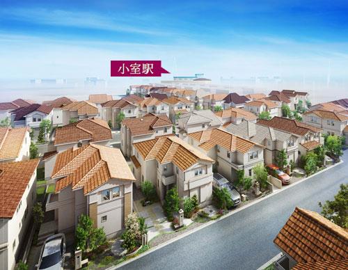 Downtown 30km metropolitan area, Magnificent surface development projects to be born in KitaSosen "Komuro" station just a station a 4-minute walk. A stage that becomes a precious asset of the family, Great potential certainly convenience will support. (Cityscape Rendering ※ 4)