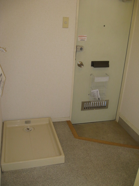 Entrance. Indoor Laundry Storage