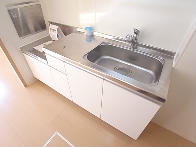 Kitchen. Sink also widely, Easy-to-use kitchen. 