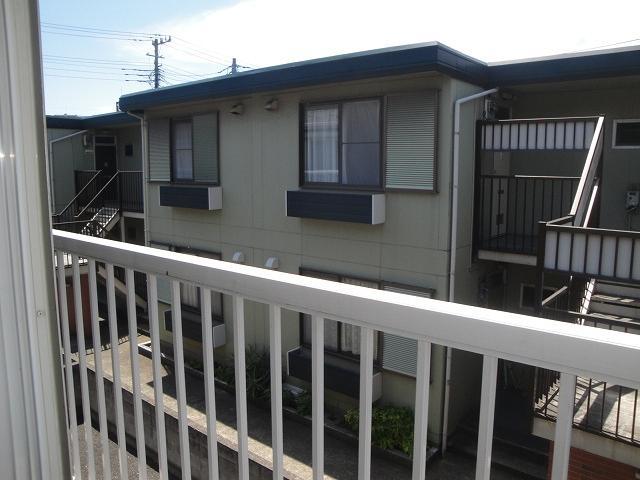 Balcony. Neighborhood is a quiet residential area