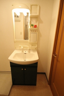 Washroom. Wash basin with shampoo dresser!